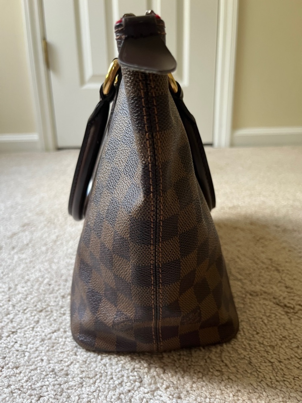 Louis Vuitton Saleya Handbag in Damier Ebene - Picture 6 of 15